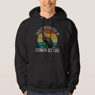 Einfach Ablenkbar Durch Cornish Rex Katzen Hoodie