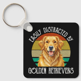 Einfach Ablenkbar Durch Golden Retriever Schlüsselanhänger