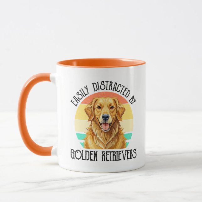 Einfach Ablenkbar Durch Golden Retriever Tasse (Links)