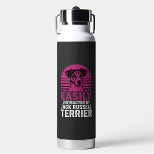Einfach ablenkbar durch Jack Russell Terrier Trinkflasche