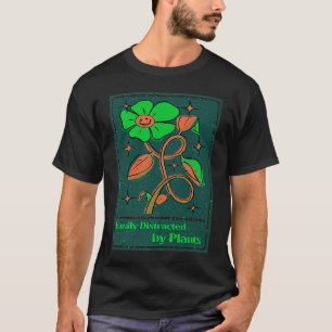 Einfach ablenkbar durch Pflanzen Gärtner Pflanze V T-Shirt