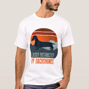 Einfach Ablenkbar Durch Spaziergänge Mit Dachshund T-Shirt
