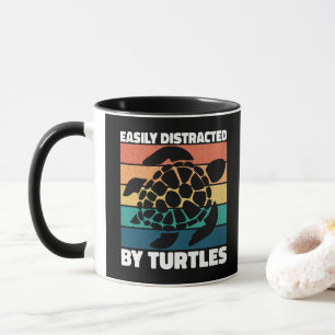 Einfach Ablenkbar Von Schildkröten Cooles Meeresti Tasse