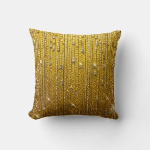 Einfach angeregt Golden Shimmery Kissen