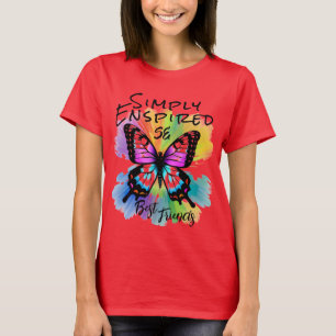 Einfach angespornt Best Friends Butterfly T-Shirt