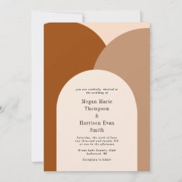 Einfach Arches Hochzeitseinladung Einladung