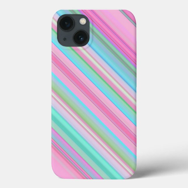 Einfach Atemberaubende Streifen pink Case-Mate iPhone Hülle (Rückseite)