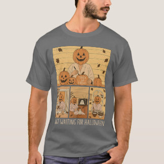 Einfach auf Halloween Kürbis Halloween Männer wart T-Shirt