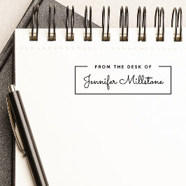 Einfach aus dem Schreibtisch des Skriptnamens Permastempel