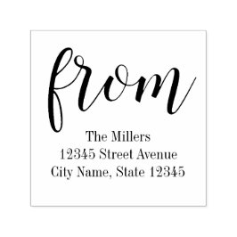 Einfach aus Personalisierter Briefmarke Permastempel