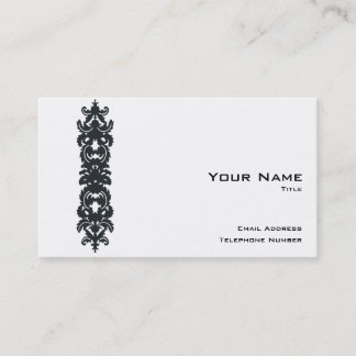 Einfach ausgefeilte Visitenkarte mit QR Code V