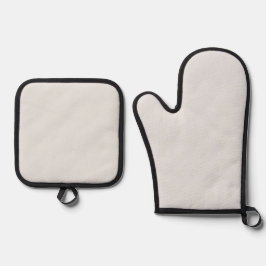 Einfach Authority® leicht grau Ofenhandschuh & Topflappen-Set
