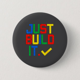 Einfach Bauen Master Builder Kinder Bausteine  Button