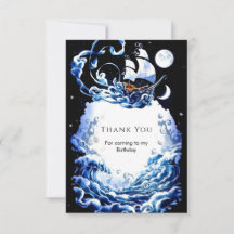 Einfach bearbeitbares Adventure Pirate Birthday