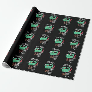 Einfach Beat It Lustiger Backpunsch Dunkler Hinter Geschenkpapier