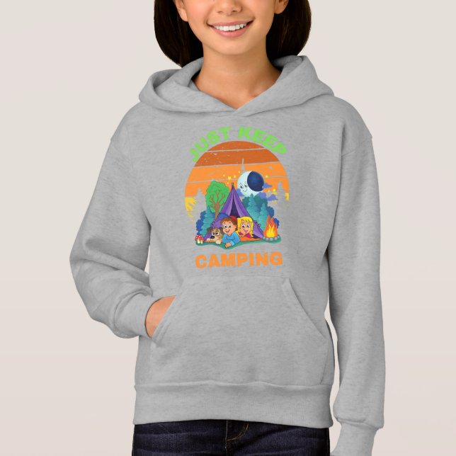 EINFACH BEHALTEN CAMPING HOODIE (Vorderseite)