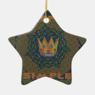 Einfach behalten: Das Royal Clarity Pattern Design Keramik Ornament