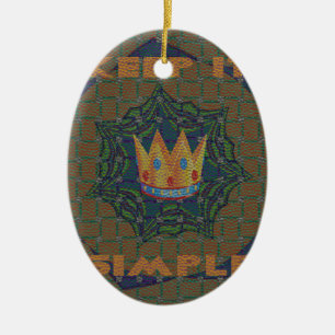 Einfach behalten: Das Royal Clarity Pattern Design Keramikornament