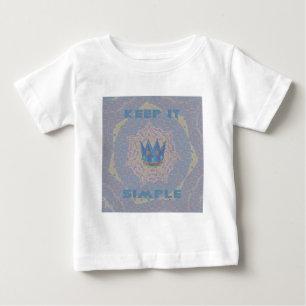 Einfach behalten: Pastel Royal Clarity Pattern Art Baby T-shirt