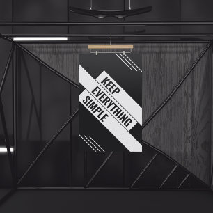 Einfach behalten poster