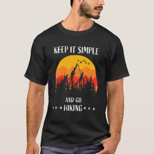 Einfach behalten und Wanderausrüstung 10 T-Shirt
