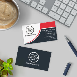 Einfach Beruflich 2 Farben hinzufügen Visitenkarte