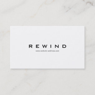 Einfach Beruflich, Minimalistisch Visitenkarte