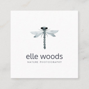 Einfach Beruflicher Naturfotograf Quadratische Visitenkarte