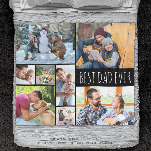 Einfach BEST VATER EVENT 8 FotoCollage Fleecedecke