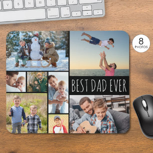 Einfach BEST VATER EVENT 8 FotoCollage Mousepad