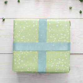 Einfach blau türkisfarbenes Wasser Weiße Fußketten Satinband