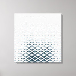 Einfach blau und weiß leinwanddruck