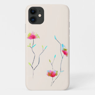 Einfach blumengeschmückt Japanisch inspiriert rosa Case-Mate iPhone Hülle