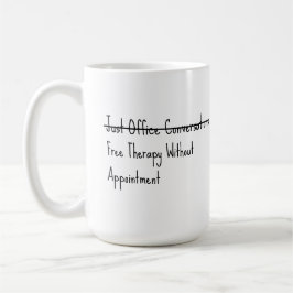 Einfach Bürogespräche Kaffeetasse