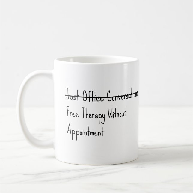 Einfach Bürogespräche Kaffeetasse (Links)