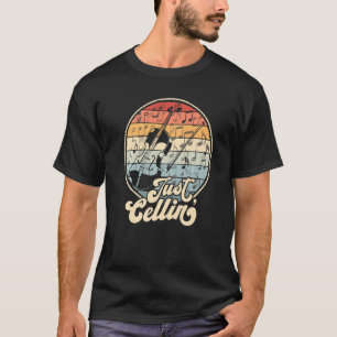 Einfach Cellin Retro Cello Lustiger Cellist Musike T-Shirt