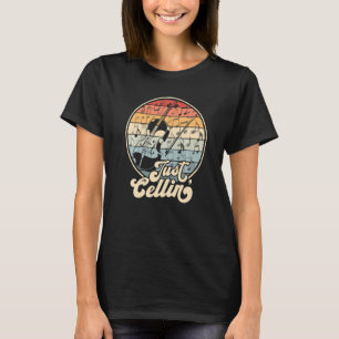 Einfach Cellin Retro Cello Lustiger Cellist Musike T-Shirt