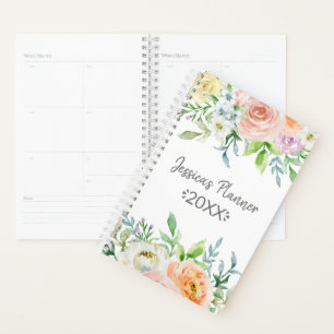 Einfach Chic floral Blooms Planer