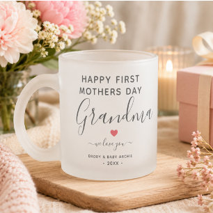 Einfach & Chic Oma Foto Collage Tasse mit Herz