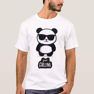 Einfach chillen Panda Entspannt & Coole Vibes T-Shirt