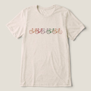 Einfach coole fünf Fahrräder Tri-Blend Shirt