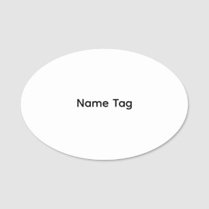 Einfach Custom Klassischer Name Tag Namensschild