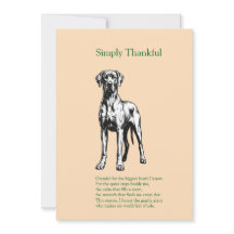 Einfach Dankbar – Great Dane Thanksgiving-Foto Kar
