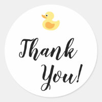 Einfach danke, Typografie mit Rubber Duck