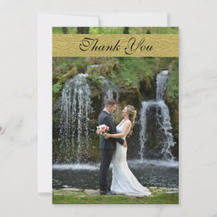 Einfach Dankeschön Foto Wedding Card Dankeskarte