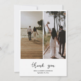 Einfach Dankeschön Script Hochzeit zwei Fotos