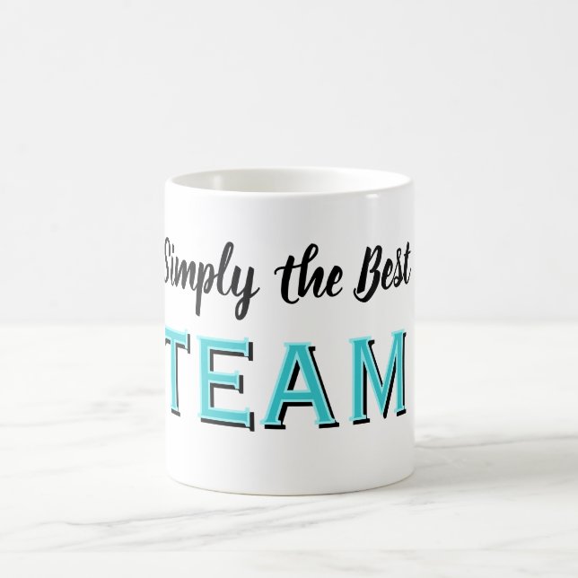 Einfach das beste Team Kaffeetasse (Mittel)