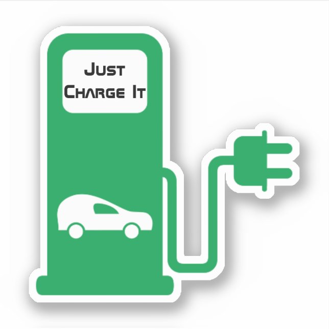 Einfach den Vinyl-Aufkleber nach Maß aufladen Aufkleber (Vorderseite)