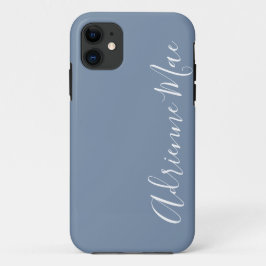 Einfach Denim Blue Personalisiert Case-Mate iPhone Hülle