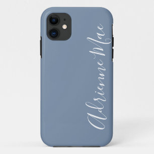 Einfach Denim Blue Personalisiert Case-Mate iPhone Hülle